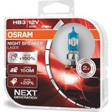 Osram HB3 Night Breaker Laser Ampül Set 2'li %150 Işık Gücü 12V 60W Uzun Mesafe Aydınlatma