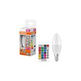 Osram Led 4.9w Rgbw 470lm E14 Duy 15 Farklı Renk Ve Sarı Işık Kumandalı Ampul