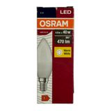 Osram LED Ampul, 4,9W (40W Eşdeğeri), E14 Duy, 2700K Sıcak Beyaz Işık