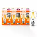 Osram Led Filament Ampul 6.5W E27 2700K Sarı Işık 806 Lümen 60W Eşdeğeri 3'Lü Paket