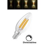 Osram Led Flament 4.8W 2700K 470lm E14 Duy Sarı Işık Dim Edilebilir Ampul
