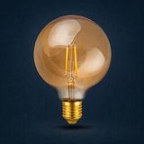 Osram LED Globe Filament 4W 2400K 410lm E27 Duy Sarı Işık Ampul