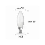 Osram Led Mum Ampul 4.9W (40W Eşdeğer) E14 Duy 470 Lümen – Dekoratif Led Ampul – Dim Edilemez – Enerji Tasarruflu – Avize Ve Aplik Uyumlu – 4’Lü Paket [Enerji Sınıfı F]