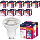 Osram LED Value PAR16 4.5W GU10 4000K Soğuk Beyaz Ampul 10 Adet - 40 - 50 W