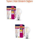 Osram Ledvalue 7W (60W) Rustik Led Ampul Sari 2700K - 2 Adet
