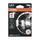 Osram MİNYATÜR AMPUL 1W 12V W2.1X9.5D VS2000 2 W5W KIRMIZI LEDRİVİNG OSRAM 2825DRP-02B