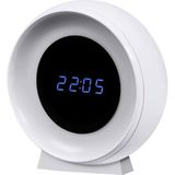 OSRAM NIGHTLUX dijital saat ve gece lambası, sensörlü, 0,3 W, 5 lm, pille çalışma, USB şarj kablosu, beyaz ışık için renk değiştirme fonksiyonu, kolay montaj, sadece iç mekanlar için uygundur (nemli