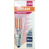 Osram Parathom 2,8W = 25W 250 Lümen 6500K Beyaz Işık E14 Ince Duy Buzdolabı Ampul