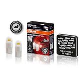 Osram T10 W5W LED Night Breaker Plaka Park Içmekan Ampulü, 12V 1W, 2'li Paket, Universal Polarite, 4 Yıl Garanti
