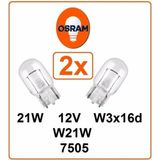 Osram T20 Park Ve Gündüz Farı Ampulü Tek Duy 2 Adet