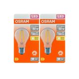 Osram Value CLA 60D LED Ampul, 6,5W, E27, Warm White, Dimli, 2 Adet