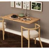 Ossa Home Lüx Duvara Monte Katlanır Masa Açılır Kapanır - Safir Meşe - 90x45