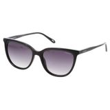 Osse OS 3840 Cat Eye Güneş Gözlüğü, 53 mm, Kemik Çerçeve, Siyah, Füme Degrade Cam