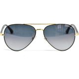 Osse OS3419 01 Unisex Güneş Gözlüğü Metal Siyah Çerçeve Mavi Cam Damla Model