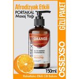 Ossexso Yenilebilir Portakallı Aromaterapi Masaj Yağı 150 Ml Afrodizyak Etkili Doğal Özellikler