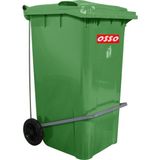 Osso Ç240 Yeşil Litre Pedallı Çöp Kovası