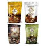 Osso Kahve 4'lü Set Dibek Kahvesi+ Menengiç Kahvesi + Osmanlı Kahvesi + Damla Sakızlı Kahvesi - 800 gr