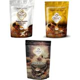 Osso Osmanlı Kahvesi 200 gr + Dibek Kahvesi 200 gr + Damla Sakızlı Kahvesi 200 gr - 600 gr