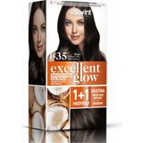 Ostwint Excellent Glow No.4.35 Türk Kahvesi 2 Adet Saç Boyası