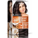 Ostwint Excellent Glow No.5.35 Büyülü Kahve 2 Adet Saç Boyası