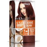 Ostwint Excellent Glow No.6.43 Koyu Kumral Bakır Dore 2 Adet Saç Boyası