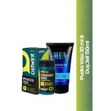 Ostwint Powder Wax No 01 (Yeşil) + Just For Men Duş Jeli 150 ml