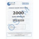ÖSYM 2000 SORU KİTAPÇIĞI (Kapak değişebilir)