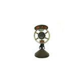 Otantik Çarşı Dekoratif Metal Mikrofon - Vintage Tarz Eskitme El Yapımı 24 cm, 60953