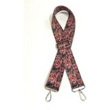 Otantik Desenli Çanta Sapı / Ayarlanabilir Palaska / Polyester Çanta Sapı - Gülkurusu - Standart