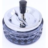 Otantik Hauser Bas-Çevir Cam Küllük - Füme