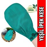 Otantik Kese Banyo Kesesi, Yeşil İpek Malzeme ile Doğal Vücut Temizliği için Etkili