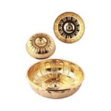 Otantik Osmanlı Motifli Hamam Tası - Altın Sarısı Renkli