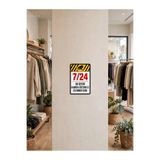 OtantikGiftShop Bu İşyeri 7/24 Kamera Sistemi İle İzlenmektedir Tabelası Ahşap 15x20 cm 3mm MDF UV Baskı İşyeri Güvenlik Uyarı Levhası Kamera Tabelası