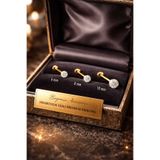 Öte Beri Hayallerin Ötesi 316l Gold Cerrahi Çelik Taşlı Şambala Labret 6mm,8mm,10mm 3 Adet Hızma Küpe Piercing Set