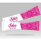 Otel Bukleti Stick Şeker Özel Üretim Desenli Tasarım B (Pembe Beyaz) x 5000'li - 15 kg