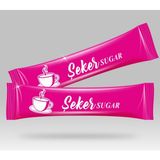 Otel Bukleti Stick Şeker Özel Üretim Desenli Tasarım E (Pembe Beyaz) x 5000'li - 15 kg