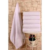 Otel Grup Banyo Havlusu 6 Adet Pamuk 70X140 cm Beyaz Yumuşak - 70 x 140 cm