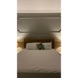 Otel Tipi 10 Adet Tek Çarşaf, Çift Kişilik 62 Tel 275X280 - Beyaz - 275 x 280