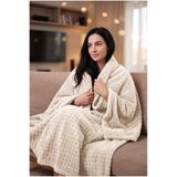 Otelonia Supersoft Wellsoft TV Battaniyesi Pötikare 100x170cm - Krem