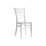 Otelyx Plastic Tiffany Düğün Sandalyesi/plastic Tiffany Wedding Chair - Siyah - Şeffaf - 100