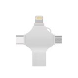 Otg 4In1 Cep Telefonu Çok Fonksiyonlu Usb Flash Bellek 128 Gb Type-C, Micro Sd Kart Okuyucu