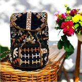 Otho Bag Etnik Kilim Desenli Büyük Boy Unisex Sırt Çantası - Renkli