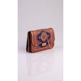 Otho Bag Osmanlı Şal Desenli Etnik Dokuma Kadın El ve Omuz Çantası - Bordo