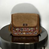Otho Bag Otantik Osmanlı Desenli Kadın Omuz Çantası - Bordo