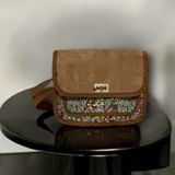 Otho Bag Otantik Osmanlı Desenli Kadın Omuz Çantası - Turkuaz