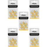 Oticon 10 Numara İşitme Cihazı Pili 5 Paket Toplam 30 Kulak İçi 1,5 V Zinc-Air Pil