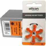 Oticon 13 Numara Kulak Içi Işitme Cihazı Pili - 60 Adet Pil - 1 Adet