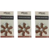 Oticon 312 Numara İşitme Cihazı Pili 3 Paket 18 Adet - 3'lü