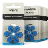Oticon 675 Numara İşitme Cihazı Pili 60'lı 1,45 V Düğme Pil Tipi Yüksek Performans - 10'lu