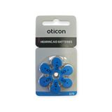 Oticon İşitme Cihazi Pili 6'lı No:675 Toplam 10x6=60 adet